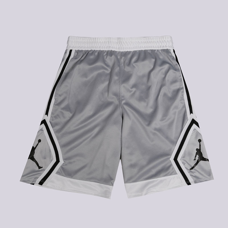 мужские серые шорты Jordan Rise Diamond Basketball Shorts 887438-012 - цена, описание, фото 1
